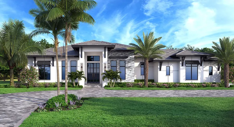 Full Rendering for House Plan #776033