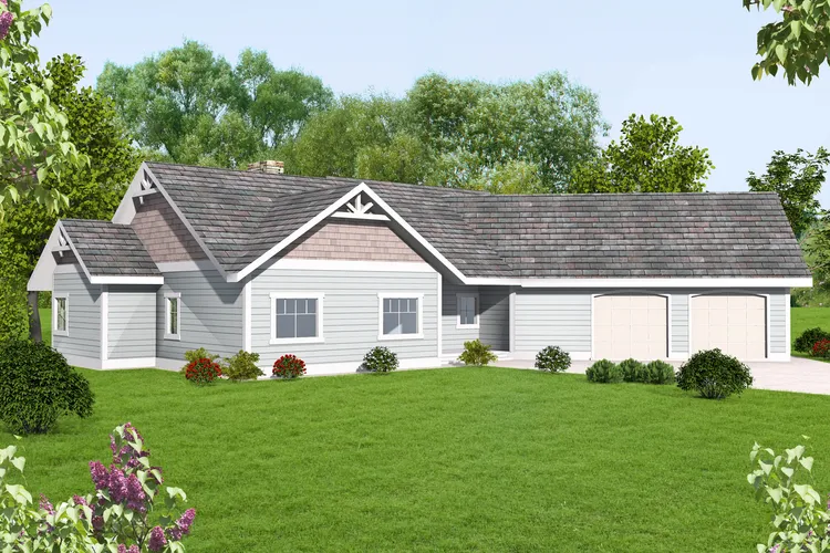 Full Rendering for House Plan #457622