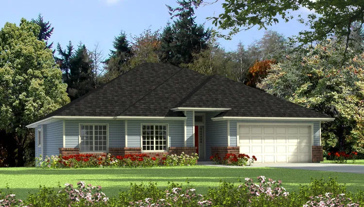 Full Rendering for House Plan #577771