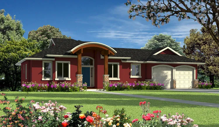 Full Rendering for House Plan #571142