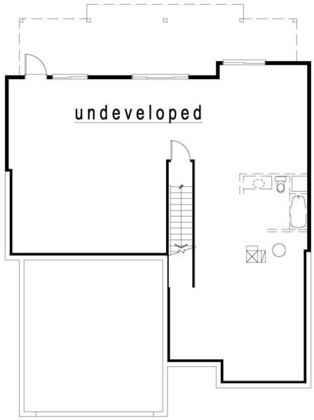 Basement Plan for House Plan #570351