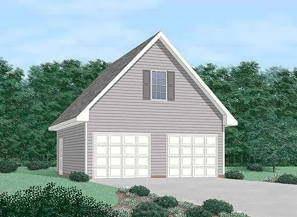Full Rendering for House Plan #652760