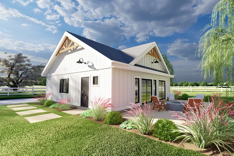 Full Rendering for House Plan #581024