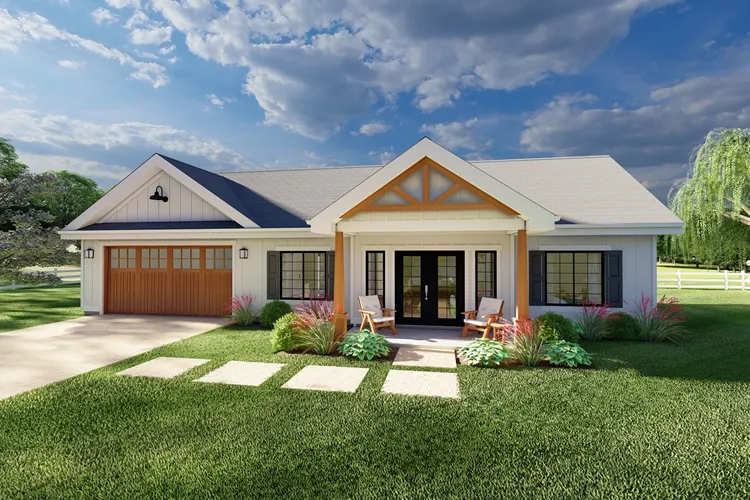 Full Rendering for House Plan #580928
