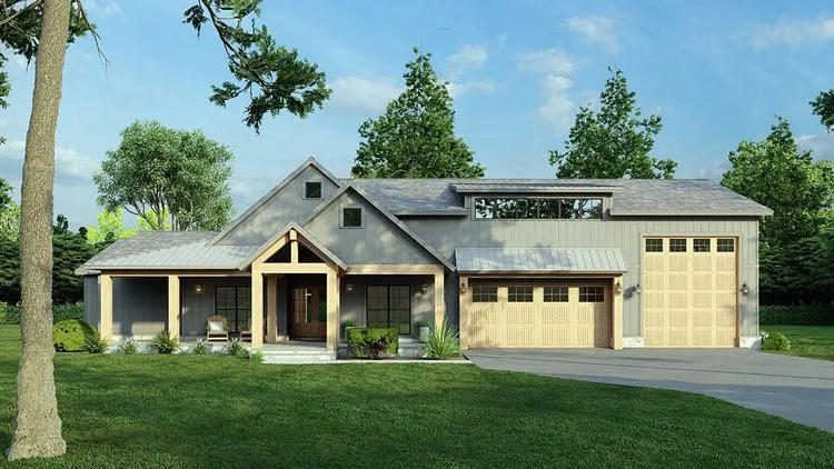 Full Rendering for House Plan #317552