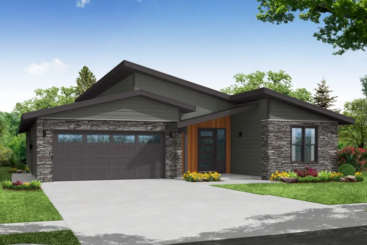 Full Rendering for House Plan #341822