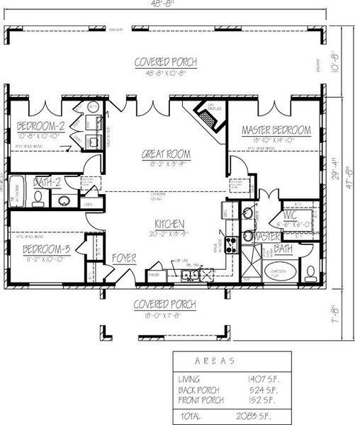 Main Floor Plan for House Plan #567041