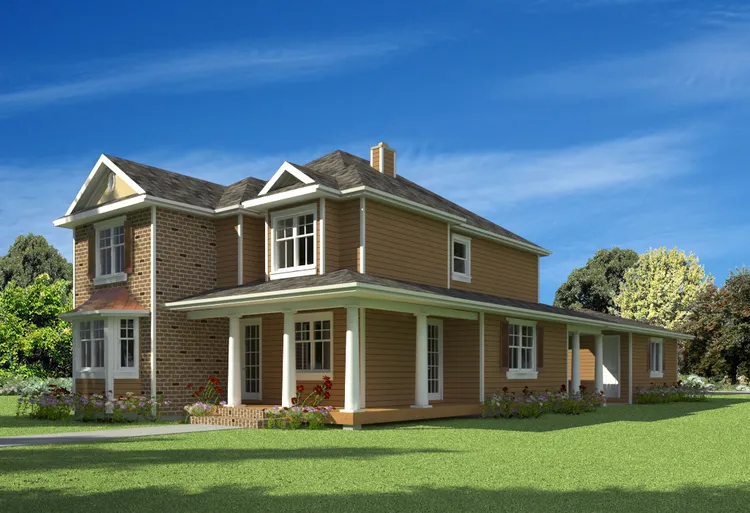 Full Rendering for House Plan #571312