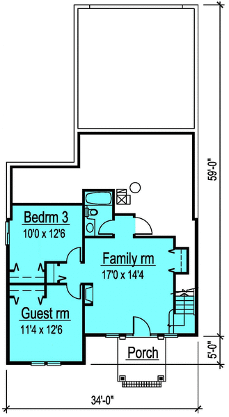 Basement Plan for House Plan #574102