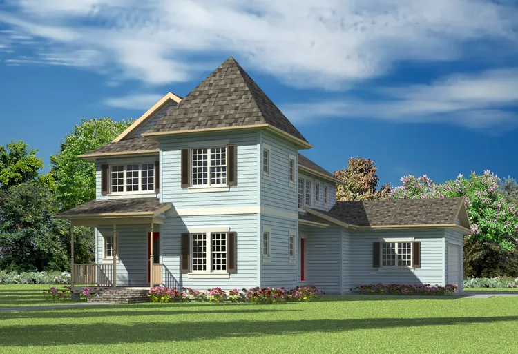 Full Rendering for House Plan #579081