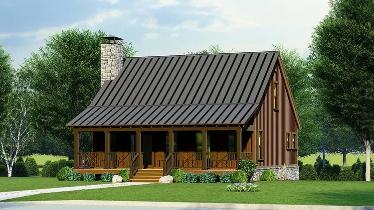 Full Rendering for House Plan #311661