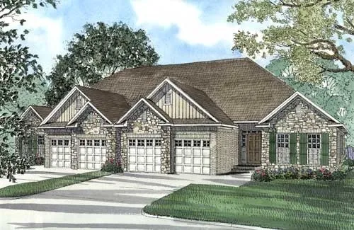 Full Rendering for House Plan #310403