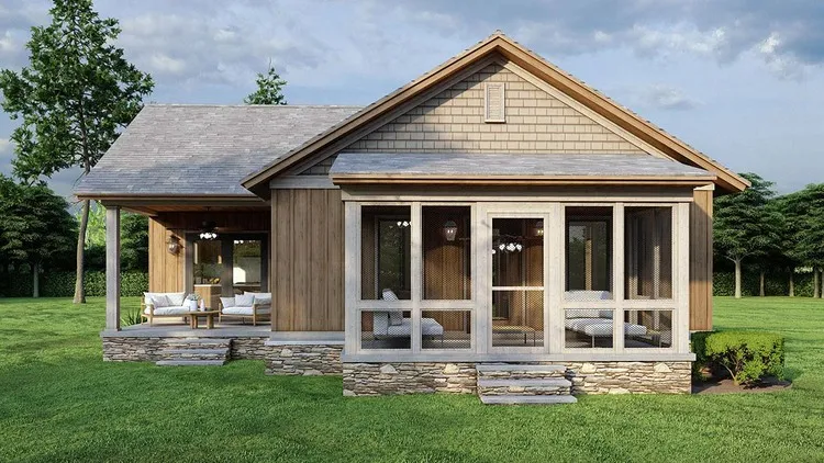 Full Rendering for House Plan #311701