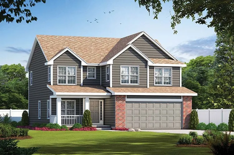 Full Rendering for House Plan #150162