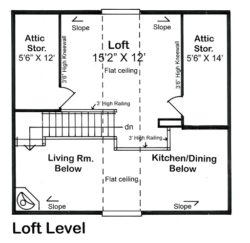 Second Floor Plan for House Plan #182790