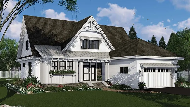 Full Rendering for House Plan #284852
