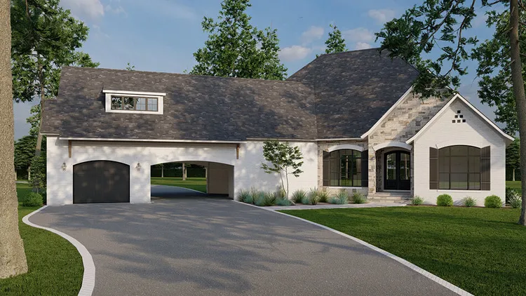 Full Rendering for House Plan #316282