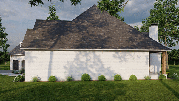 Right Elevation for House Plan #316282