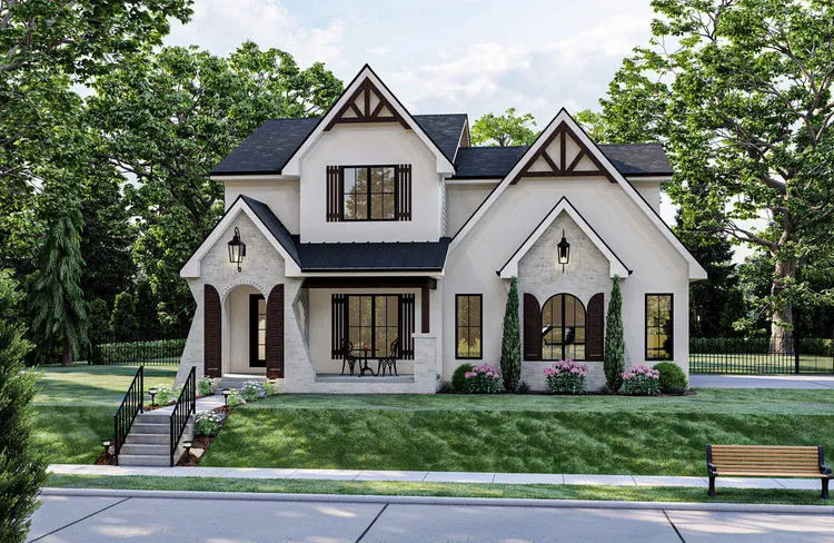 Full Rendering for House Plan #704161