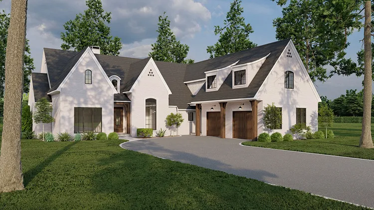 Full Rendering for House Plan #318992