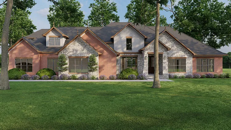 Full Rendering for House Plan #315472