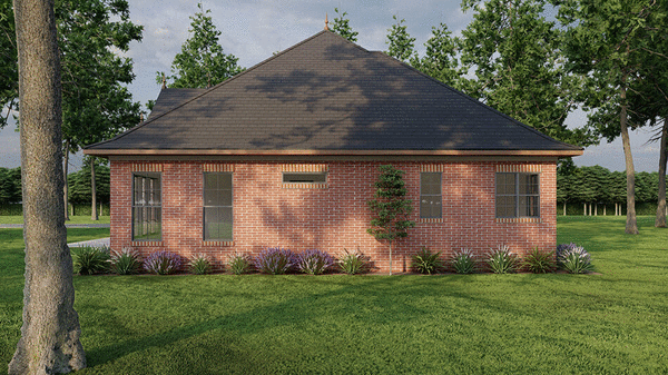 Right Elevation for House Plan #315472