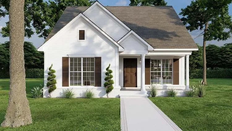 Full Rendering for House Plan #315621
