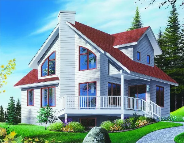 Full Rendering for House Plan #149292