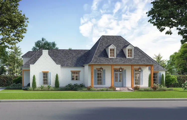 Full Rendering for House Plan #903703