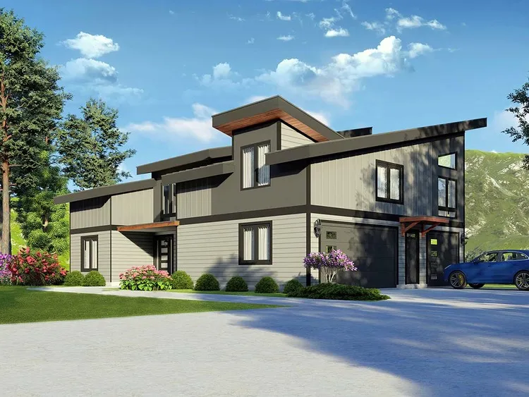 Full Rendering for House Plan #695892