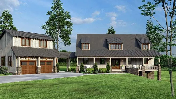 Full Rendering for House Plan #311672