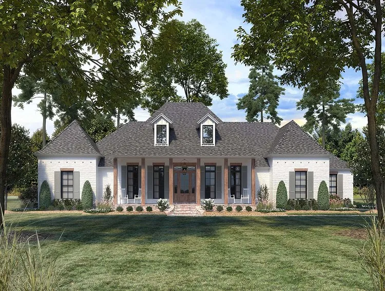 Full Rendering for House Plan #909503