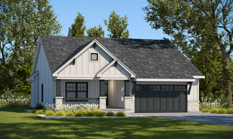 Full Rendering for House Plan #152541