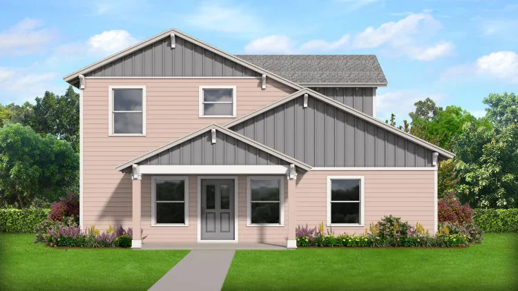 Full Rendering for House Plan #826741