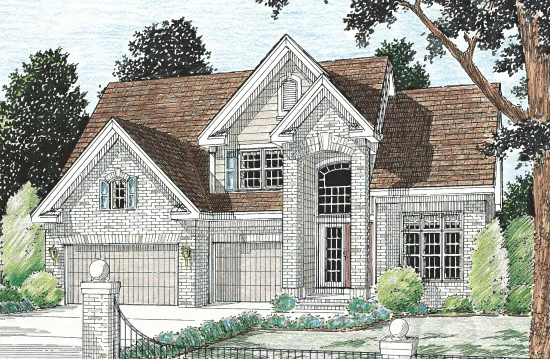 Full Rendering for House Plan #247942
