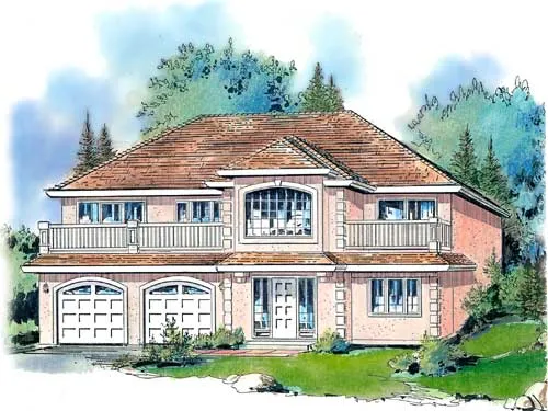 Full Rendering for House Plan #137209