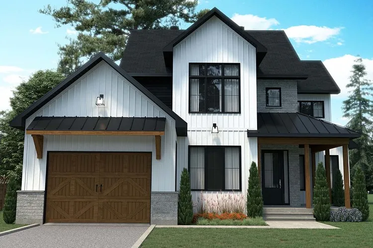 Full Rendering for House Plan #145163