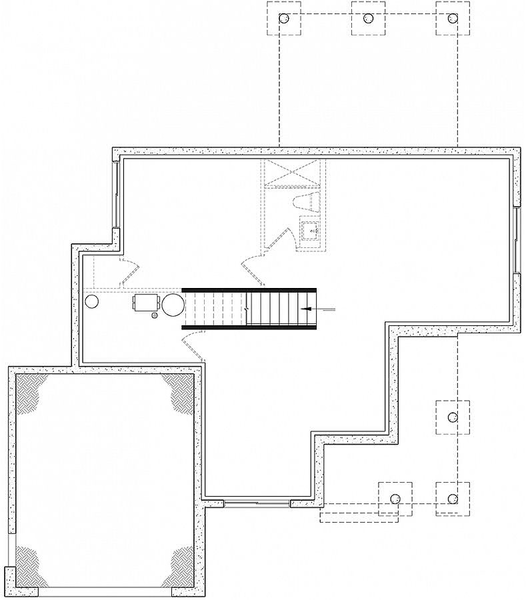 Basement Plan for House Plan #145163