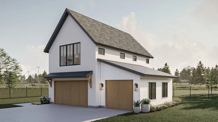 Full Rendering for House Plan #702190