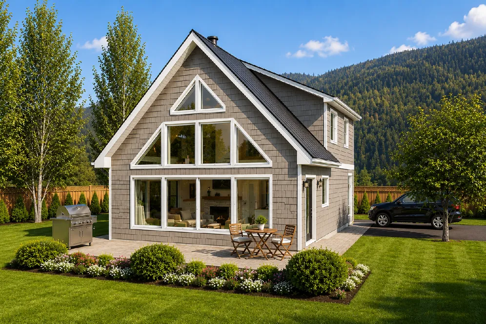 Full Rendering for House Plan #203123