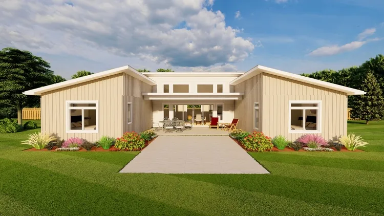 Full Rendering for House Plan #203099