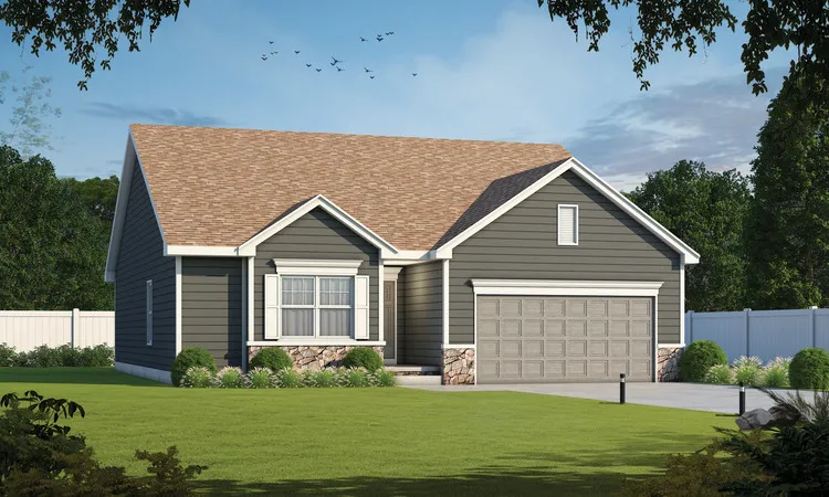 Full Rendering for House Plan #154061