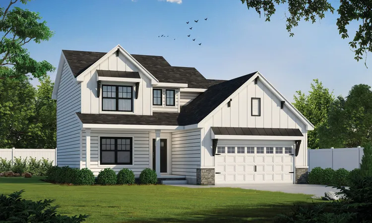 Full Rendering for House Plan #157702