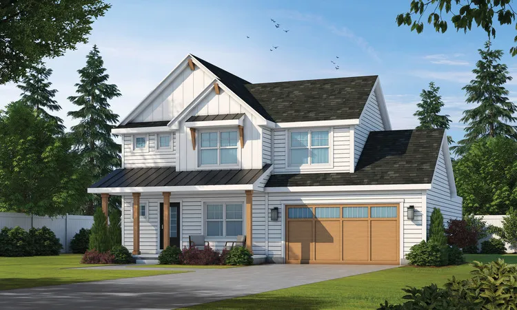 Full Rendering for House Plan #158442