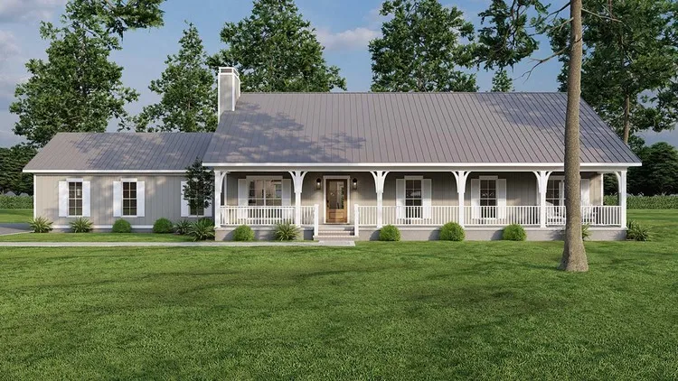 Full Rendering for House Plan #313132