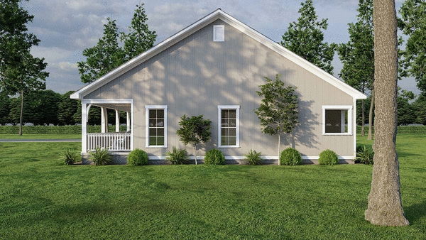 Right Elevation for House Plan #313132