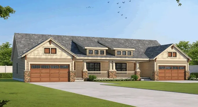 Full Rendering for House Plan #150932