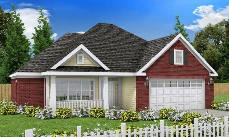 Full Rendering for House Plan #241142