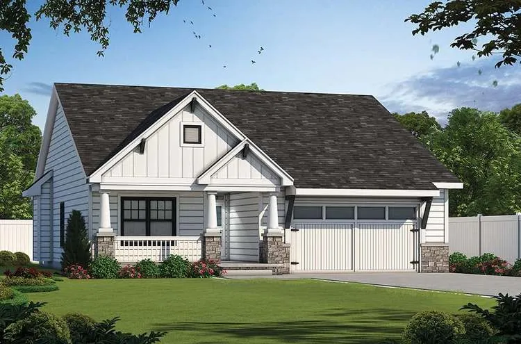Full Rendering for House Plan #159052