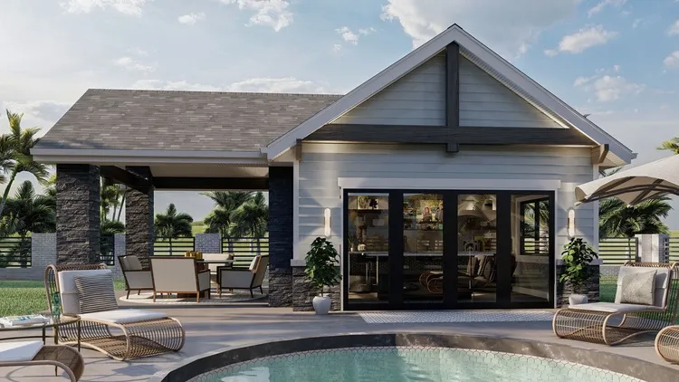 Full Rendering for House Plan #706030